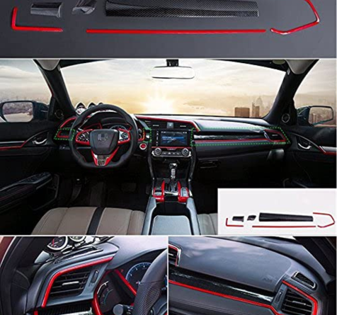 Car dashboard leather cover